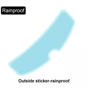 MT-07 Universal Motorcycle Helmet Anti-fog Film and Rainproof Film Durable Nano Coating Sticker Film Helmet Accessories