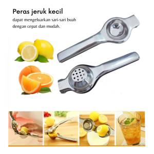 C314 Alat Peras Jeruk Stainless Steel/Lemon Juicer Orange Extractor Squeezer Perasan Press Nipis Buah