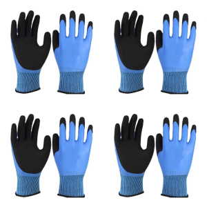 ถุงมือทำงานยางหุ้มฉนวนมืออาชีพกันกระแทก1000V แผ่นกันลื่นกันน้ำสำหรับใช้งานในอุตสาหกรรม