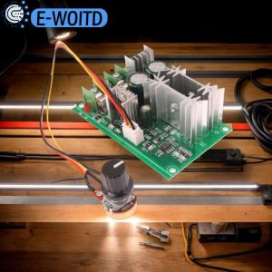 E-WOITD 1 Set PWM Motor Speed Controller 20A Current Regulator DC10-60V DC Motor Speed Regulator 12V 24V 36V 48V High Power Drive Module