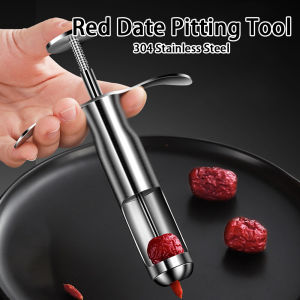Stainless Steel Cherry Tool – Core Remover for Red Dates & Cherries Kitchen Gadget for Pitting Fruit Manual Fruit Corer with Easy Grip Handle Baking & Cooking Tool-152c4c8b