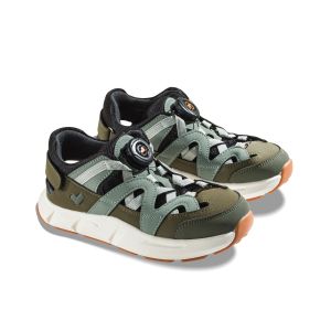 [Little Blue Lamb] Flexible Sole Podiatry Lightweight Kids Sandals - Olive