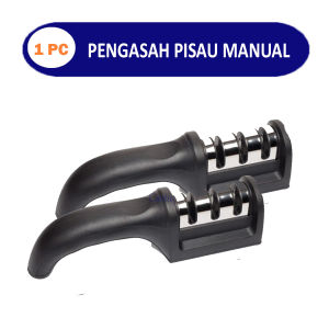 iCantiq 2Pcs Alat Asahan Pisau Stainless Steel Knife Sharpener Penajam Pengasah Pisau Gunting Murah