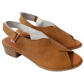 Giày Sandal Cao Gót Nữ BIGBEN Da Bò Thật Cao 4 Phân CG194. 