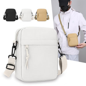 Mens Single Shoulder Bags for Womens Fashion Simple Small Square Bag Crossbody Bags Solid Color Lightweight Mobile Phone Bags