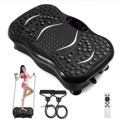 220V Vibration Plate Machine - 99 Speed Adjustable Electric Vibration Platform For Full Body Sculpting Toning Slimming