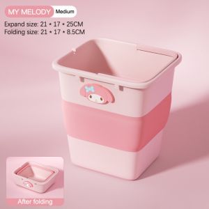 PENGQ Waterproof Car Folding Garbage Can Portable Collapsible Car Trunk Storage Bin Exquisite Large Capacity Sundries Storage Box Car Washing