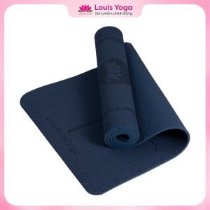 Thảm tập yoga TPE định tuyến dày 9mm thương hiệu Louis Yoga - Nhẹ Êm Bền chống trơn trượt