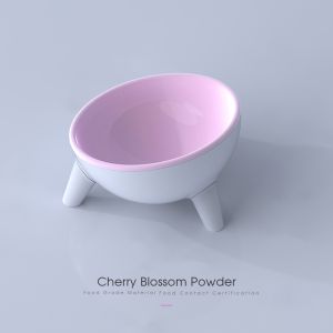 Pet bowl easy to clean anti-dump imitation ceramic protection cervical vertebra cat bowl dog bowl
