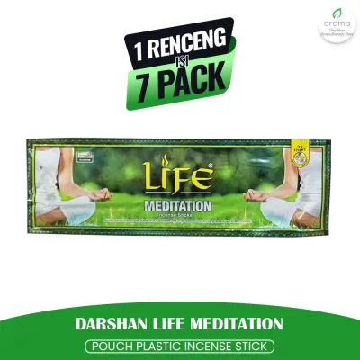 Dupa India (Aromaterapi) Pouch Plastic - Darshan Life Meditation 35 sticks