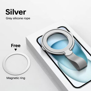 MagSafe Magnetic Metal Ring Phone Grip For iPhone 15 / 14 / 13 / 12 Pro Max Adjustable Stand For Apple Samsung Huawei Xiaomi  Alloy Phone Holder