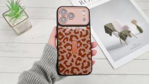 Magnetic for iPhone 17 Pro Max Case with Finger Strap Compatible with Magsafe Cheetah Print Pattern for Women Girls Slim Shockproof Soft TPU Case for iPhone 17 Pro Max 6.9 Inch White