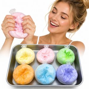 MIRELAE Crispy Feel Wax Cracking Squeeze Toy Soft TPR Stress Relief Decompression Pinch Toy Creative Shapeable Sensory Squeeze Toy For Stress Anxiety Relief