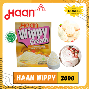 WIPPY CREAM HAAN 200 Gr - WHIPPED CREAM WHIPPY CREAM - INSTANT TOPPING POWDER