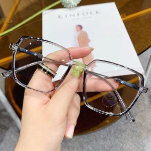 JN IMPRESSION Thời trang chống bức xạ kính cho phụ nữ gọng vuông TR90 Chất liệu máy tính điện thoại kính