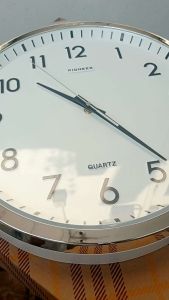 COD Jam Dinding murah PIONEER CRT 806 DW Desain sangat bagus 40x40x55cm Quartz Movement Free batre