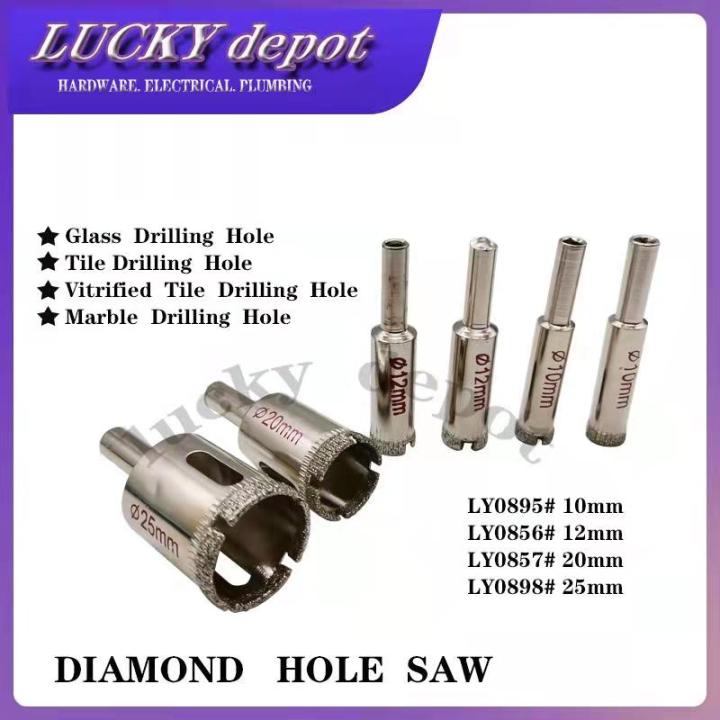 GLASS DRILLING HOLE SAW ( 10mm / 12mm / 20mm / 25mm ) Lazada PH