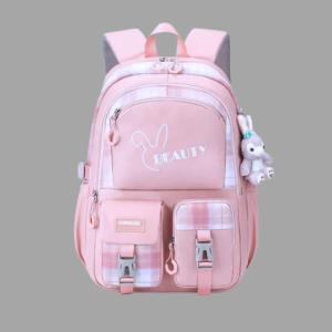 BEAUTY - Tas Ransel Sekolah Perempuan BANYAAK BONUS Backpack Fashion Anak Perempuan 4in1 BISA COD