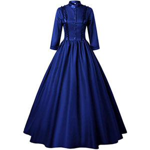 Plus Size Gothic Victorian Era Womens Dress Queen Cosplay cosplay