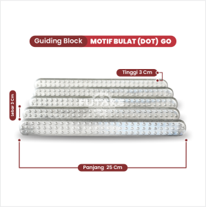 FUTAKE - Guiding Block Alumunium Jalur Pemandu Difabel dan Tunanetra Tactile
