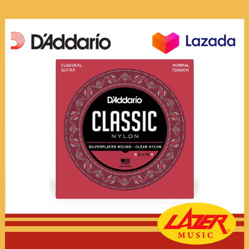D'Addario EJ27N Classic Nylon Normal Tension 2843 Classical Guitar