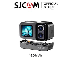 SJCAM เลนส์คู่ SJ20เลนส์คู่หน้าจอคู่สำหรับกลางวันและกลางคืนพร้อมตัวเครื่อง4K 30FPS 5M กันน้ำพร้อมเคสกรอบกันกระแทกสำหรับกีฬาดำน้ำกลางแจ้งเลนส์ซูมดิจิตอล6แกน8X การเคลื่อนไหวช้ากล้องวีดีโอรองรับ2.4G กล้องแอ็กชันกีฬา WiFi/5G
