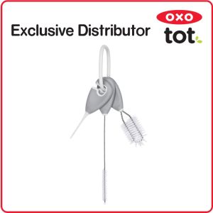 Oxo Tot Straw & Sippy Cup Top Cleaning Set - - - ( oxotot baby infant toddler wash spout bottle cups brush cleaner )