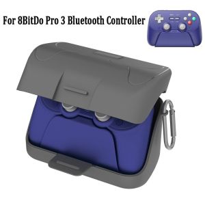 MINIFELE 262 Anti-Scratch Controller Protective Case Shockproof Dustproof Bluetooth Controller Organizer Shell Portable Plastic Gamepad Storage Box for 8BitDo Pro 3 Bluetooth Controller