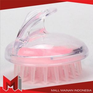 MallMainan-C283 Sikat Kepala Keramas Shower Brush / Spons Mandi Sisir Keramas / Sikat Mandi Silikon