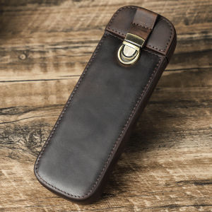 Da thật bút trường hợp 3/6 khe cắm Chất lượng cao Bút tự làm Pouch với khóa đồng cho văn phòng kinh doanh văn phòng phẩm trường học