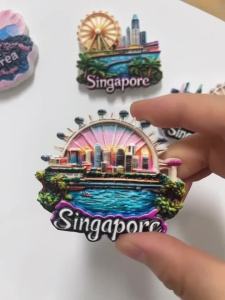 [ Creative Ferris Wheel ] Refrigerator Magnet Singapore Landmark Ferris Wheel Personalized Birthday Confession Gift Creative Decoration Magnet Birthday Souvenir