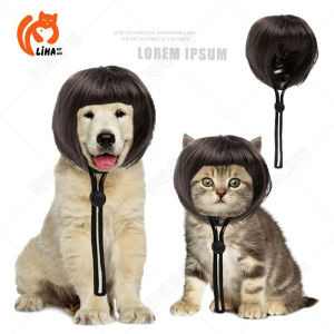 Mũ tóc giả cosplay cho chó mèo - 06 màu sắc - 02 kích cỡ - phù hợp cho thú cưng