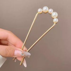 Hoa tua rua phong cách cổ xưa kẹp tóc hình chữ U Phụ kiện tóc khí chất cho phụ kiện tóc thời trang tóc của phụ nữ