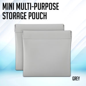 WPS 1pc Mini Organizer Bag Women Simple PU Leather Jewelry Bag Makeup Case Lipsticks Bag Coin Purses