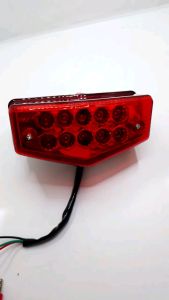 Lampu Stop atau Lampu Belakang RX King LED 10 Mata Mika Merah