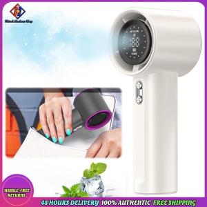 Vodool Handheld Turbo Fan 100 Speeds Portable Turbo Fan USB Rechargeable Electric Cooling Fan Mini Personal Fan for Home Office