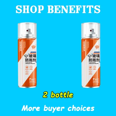 Safe & Durable！Bray Rain x water repellent Auto Glass Rain Repellent | Fast Drying Formula | High-Performance Waterproof Protection | Water repellent windscreen Glass coating windscreen | Clear Vision in Heavy Rain | Easy Application
