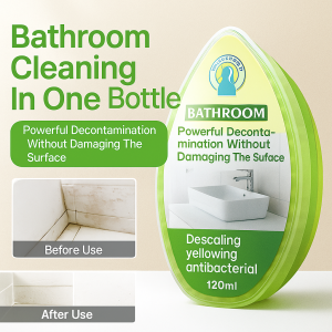 Bathroom Powerful Cleaning Brush Non-Scratch Tub Tile Scrubber Faucet Glass Shower Stain Removal Brush