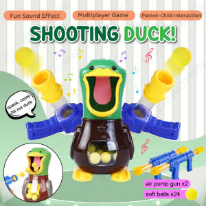 ( SUPER BIG ) Duck Shooting Toys Games Soft Bullet Gun Hit Me Ducks Target Scoring Arcade Game with Sound / Tembak Itik 🦆
