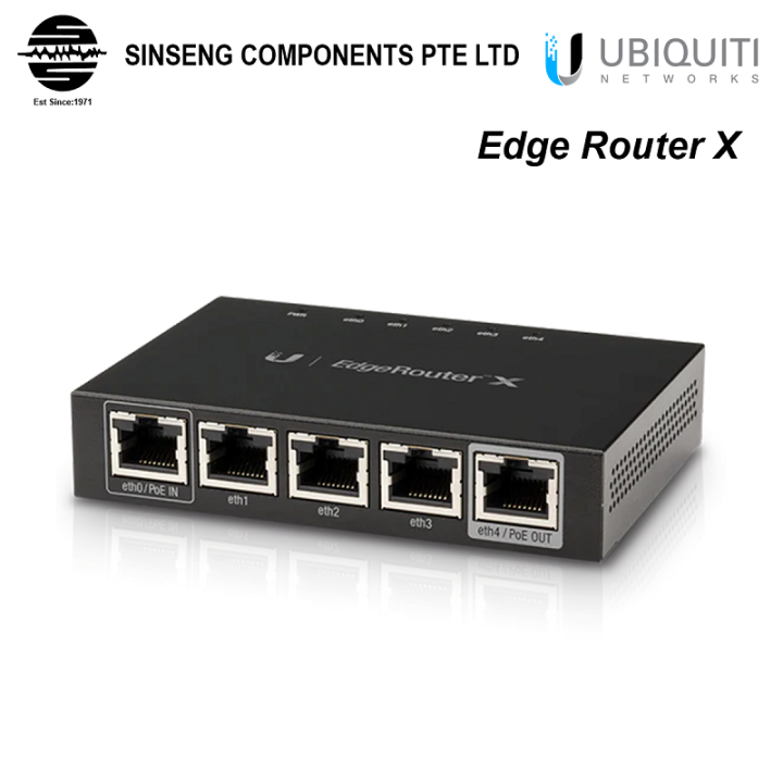 Ubiquiti Unifi ER-X EdgeRouter X Advanced Gigabit Ethernet Router - 1YR ...