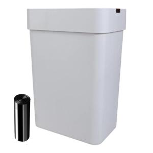 Intelligent Sensor Activated Trash Bin Automatic Opening Slim Waterproof Garbage Can for Small Space Home Office Use