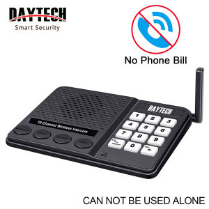 DAYTECH Wireless Intercom For The House No Phone Bill Office Intercom System 27 Channel 1500M Long Range Intercom Wireless Home 2 Way Intercom Wireless for Office Hotel Villa Two Way Intercom System CI02