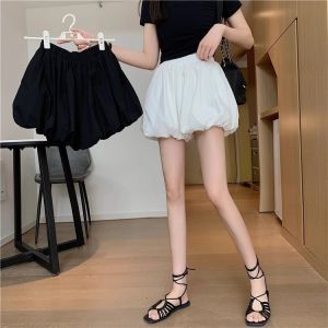 COD wide-leg bud casual elastic waist pants slim loose pumpkin pants bloomers shorts womens summer skirt 2026 new product