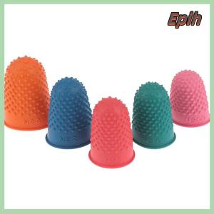 [Epih] 5Pcs Counting Cone Rubber Thimble Protector Sewing Quilter Finger Tip Craft
