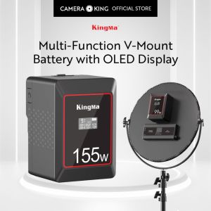 [KingMa] 155Wh V-Mount with 10500mAh Mini-Size V-lock Battery For Broadcast Cameras LED Light etc | V Mount