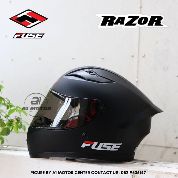 หมวกกันน็อค FUSE Razor 2022 นวมซักได้ น้ำหนักเบา ถอดซักได้ สวยของดี ...