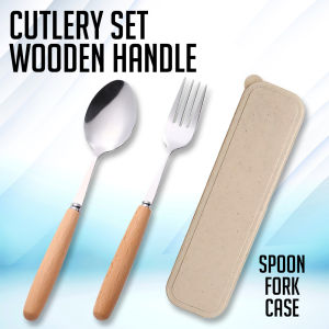 Print Digital Three-piece spoon fork and chopsticks Cutlery Set