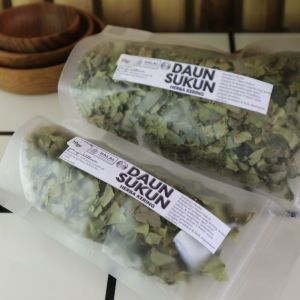 Daun Sukun Kering Cacah - Teh Daun Sukun - Herba Kering by Jamu Gendul 88 Kualitas Premium