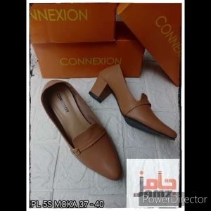 sepatu pantofel connexion hak 3cm