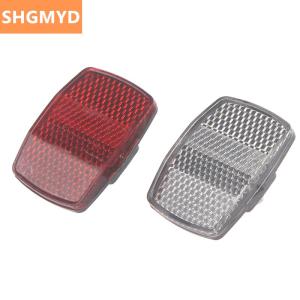 [COD] SHGMYD Bicycle Plastic Reflector Tail Light Reflector Front And Rear Warning Tail Light